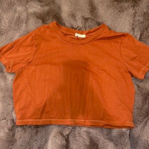 Burnt Orange crop top!
